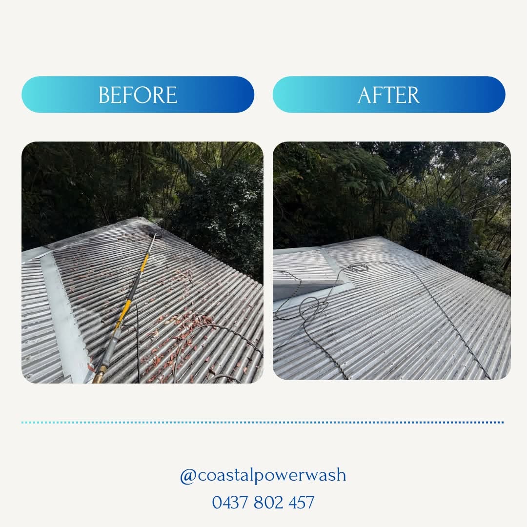 Roof cleaning Before cleaning