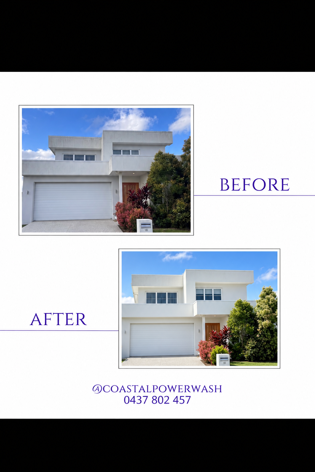 House exterior before service
